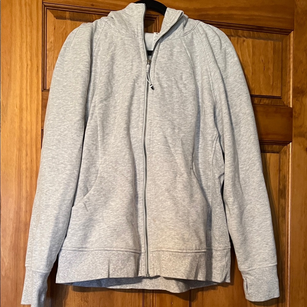 Women’s  Gray Zip-Up Sweatshirt, Lululemon size 20
